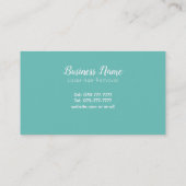 Laser ontharing visitekaartjes (Achterkant)