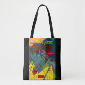Laser-oyed Zombies met Chainsaws-Canvas tas (Voorkant)