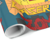 Laser-oyed Zombies met kettingzagen (wrapppapier) Cadeaupapier (Rol Hoek)