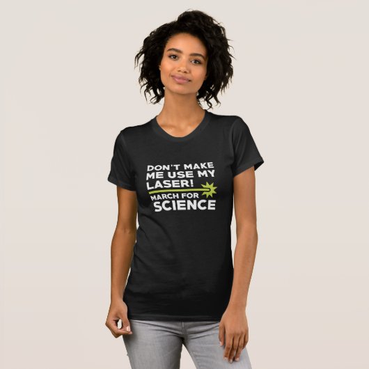 Laser Science March T-shirt (Voorkant volledig)