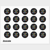 Laser Tag Squad Laser Tag Modus Ronde Sticker (Vel)