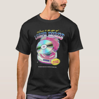 LaserDisc Movie Night Video  80s 90s Tech M T-shirt