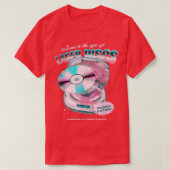 LaserDisc Movie Night Video  80s 90s Tech M T-shirt (Design voorkant)