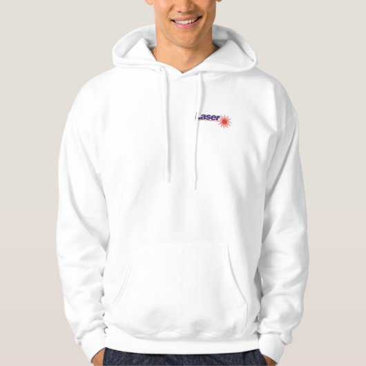 laserfotografie hoodie (Voorkant)