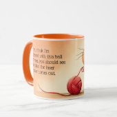 lasergefocusseerde katachtige mok (Voorkant links)