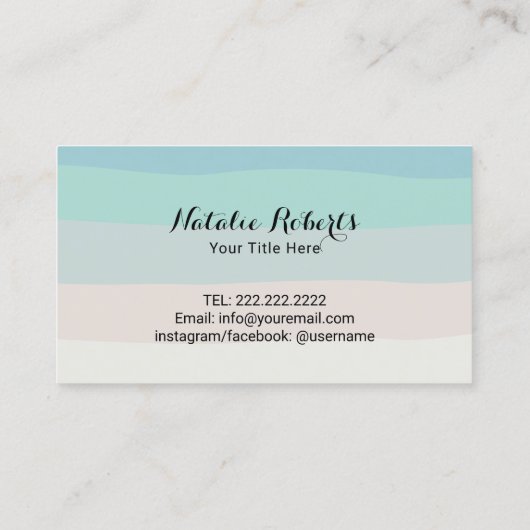 Laserhaar Verwijderen Huid- en nagellak Visitekaartje (Achterkant)