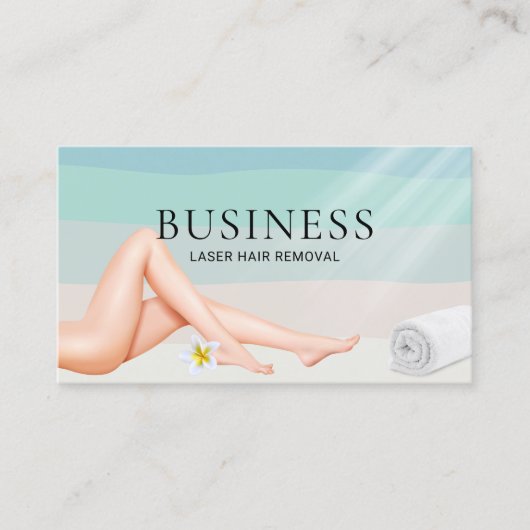 Laserhaar Verwijderen Huid- en nagellak Visitekaartje (Voorkant)