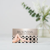 Laserhaarverwijdering Geometrische goudzout Visitekaartje (Staand voorkant)