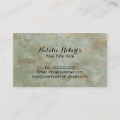 Laserhaarverwijdering Huidverzorger Salon Gold en  Visitekaartje (Achterkant)