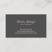 Laserhaarverwijdering Huidverzorging Moderne goudz Visitekaartje (Achterkant)