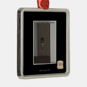 LaserKat Metalen Ornament (Rechts)