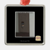 LaserKat Metalen Ornament (Voorkant)