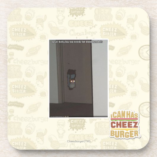 LaserKat Onderzetter (Voorkant)