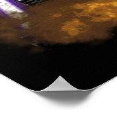 Laserkat vernietigt de stad met pokken Schattig K Poster (Hoek)