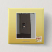 LaserKat Vierkante Button 5,1 Cm (Voorkant)