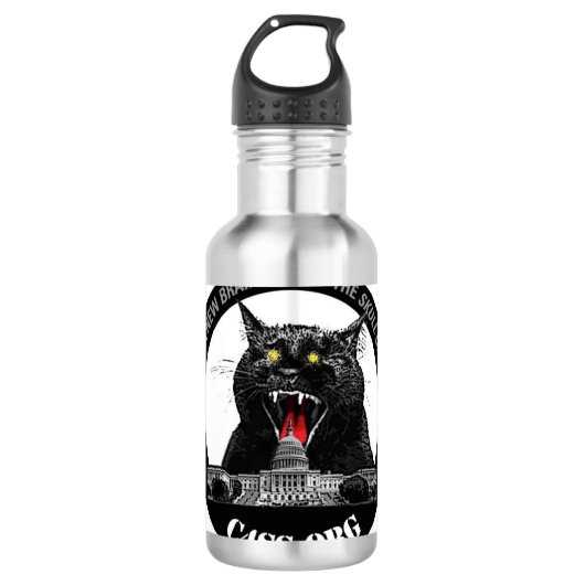 Laserkat voor C4SS Domination of Hydration Waterfles (Voorkant)