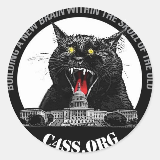 Laserkat voor de C4SS-dominantie van stickers (Voorkant)