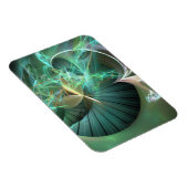 Laserlicht Show over groene schijf Magneet (Rechterzijde)