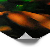 Laserlichten Buitenposter Poster (Hoek)