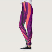 Laserlichten Leggings Roze en Paarse (Links)