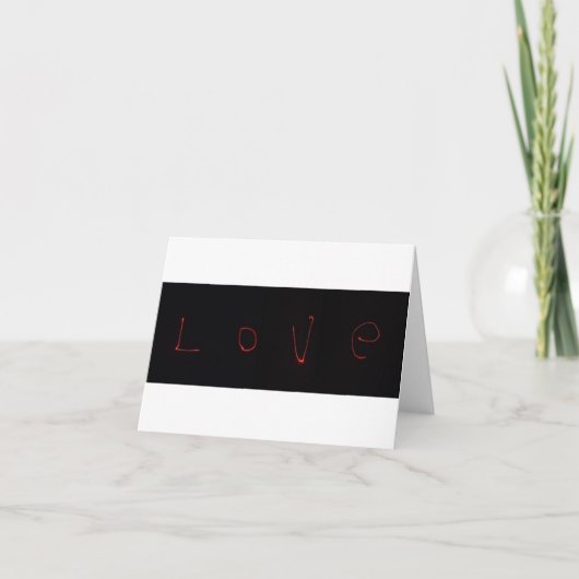 laserliefde feestdagen kaart (Voorkant)