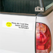 laserprinter bumpersticker (Op Truck)