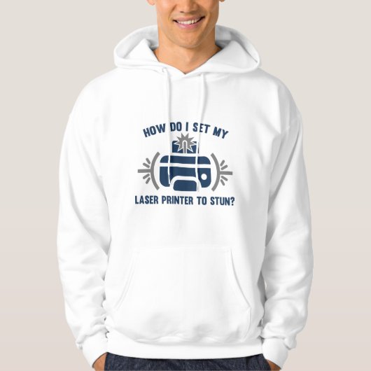 Laserprinter Hoodie (Voorkant)