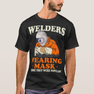Lasers die Humor van het masker Funny Welding Da T-shirt