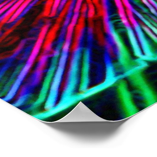 Lasers op DJ Poster (Hoek)