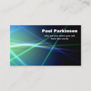 lasers visitekaartje voor elektriciteitstechniek