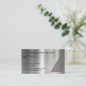 Lasersnijder- en toeleveringsbedrijf visitekaartje (Staand voorkant)