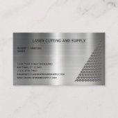 Lasersnijder- en toeleveringsbedrijf visitekaartje (Voorkant)