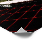 Laserstraal Poster (Hoek)