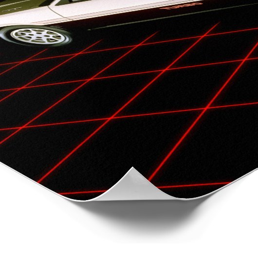 Laserstraal Poster (Hoek)