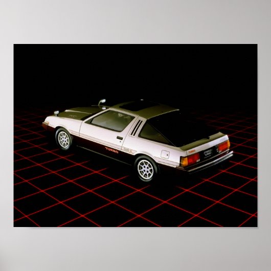 Laserstraal Poster (Voorkant)