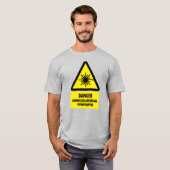 laserstralen met schroefdraad t-shirt (Voorkant volledig)
