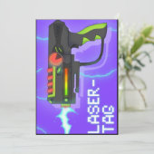 Lasertag Karte Kaart (Staand voorkant)
