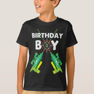 Lasertag Label Birthday Boy Party Indoor Lasertag  T-shirt