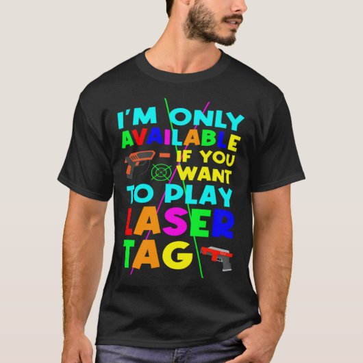 Lasertag Schietspel s & Laser Tag T-shirt (Voorkant)