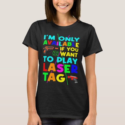 Lasertag Shooting Game s & Laser Tag T-shirt (Voorkant)
