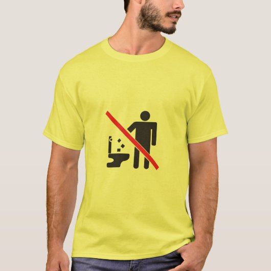Lasertoilet T-shirt (Voorkant)
