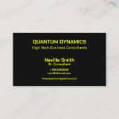 Laserverlichting High Tech IT-technologie Visitekaartje (Achterkant)