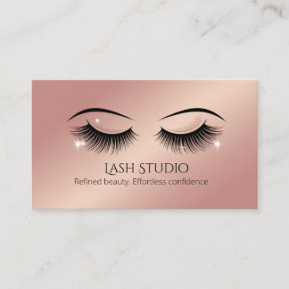 Lash Afspraakkaart Elegant Ontwerp Afsprakenkaartje