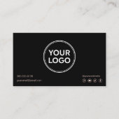 Lash Aftercare Instructies Voeg je Logo modern toe Visitekaartje (Voorkant)