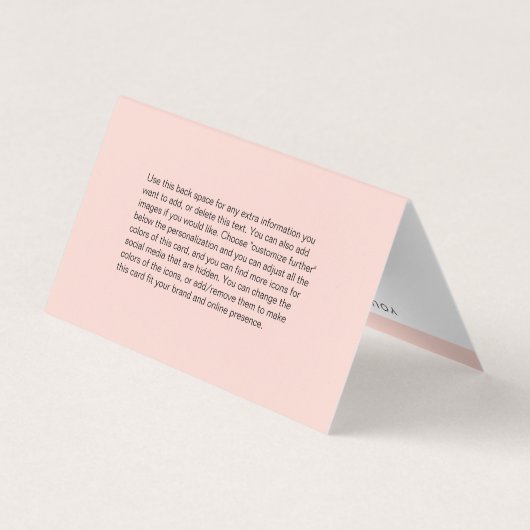 Lash Aftercare Instructions & Appointment Reminder Visitekaartje (Achterkant)