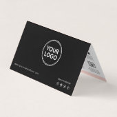 Lash Aftercare Instructions & Appointment Reminder Visitekaartje (Voorkant)