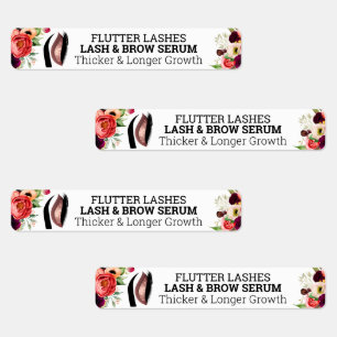 Lash and Brow-serum Labels