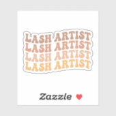 Lash artiest, Lash Tech, Estheticus, Make-up artie Sticker (Vel)