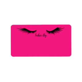 Lash Artist Address Label Sticker