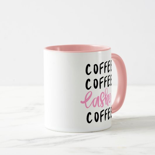Lash Artist Coffee Cup, Lash Technicia Coffee Cup Mok (Voorkant rechts)